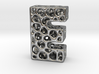 Voronoi Letter ( alphabet ) E 3d printed 