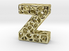 Voronoi Letter ( alphabet ) Z 3d printed 