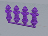Hydrant 28mm Group 3d printed 