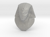 Alien Gray Egyptian Pharaoh Head Pendant 1.5" 38mm 3d printed 