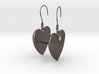 Hearts Earrings 3d printed 