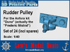 FM-Rudder-chain-pulley-24-1@40scale 3d printed 