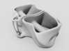 The Inversion Mugs (two) 3d printed View of Inversion
