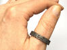 Unisex Steel Resist Ring  3d printed 