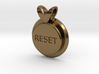 Press Reset necklace pendant 3d printed 