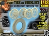 1-18 GMC Tire+Rims 750x20 3d printed 