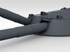 1/350 RN 13.5" MKV Guns HMS Tiger Moveable 3d printed 3d render showing turret detail