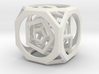 Multi-layer hollow polyhedron 3d printed 