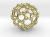Buckyball C60 Molecule Necklace 3d printed 