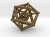 Icosahedron jingle bell pendant 3d printed 