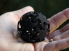 Dodecatron - Starfish ball (thin) 3d printed Printed in Black Strong Flexible.