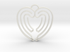 Heart Shape Angel Wings 3d printed 