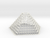 Pentagonal Pyramid Staggered for Led Bulb E27 Lamp 3d printed 