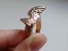 Winged Ring  3d printed 