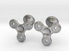 Fidget Spinner Cufflinks - SMALL 3d printed 