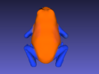 Orange Poison Dart Frog 3d printed 