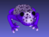 White Poison Dart Frog 3d printed 