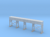 Single Track Steel Bridge Z Scale 3d printed Single Track Bridge Steel Z scale