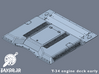 1:35 T-34 Engine Deck Early 3d printed 