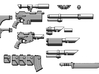 1:6 Scale Imperial Sci-Fi Rifle Variants Kit 3d printed 