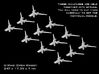 (Armada) 12x U-Wing (Open Wings) 3d printed 
