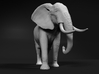 African Bush Elephant 1:76 Walking Male 3d printed 