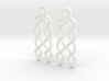 Celtic Weave Earrings - WE027 3d printed 