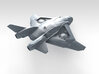 1/700 Scale S.H.I.E.L.D. Quinjet (In-Flight) x6 3d printed 3d render showing product detail