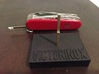 Victorinox Knife Stand (Base Only) 3d printed Black plastic base with Stainless holder