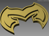 Magiranger Buckle 3d printed Render of the model. It will require painting