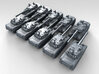 1/600 US Stingray Light Tank x10 3d printed 3d render showing product detail
