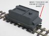 Small 8 wheel Tender for HOn30 F&C loco, ver.A 3d printed 