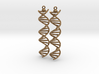 DNA Molecule Earrings, ladder, 2 pieces. 3d printed 