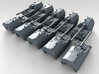 1/700 German Panzerhaubitze 2000 SPG x10 3d printed 3d render showing product detail