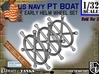 1-32 PT Boat Helm Wheel Set 3d printed 