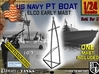 1-24 Elco PT Boat Early Mast 3d printed 