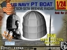 1-24 PT Boat Beehive Radar Dome 3d printed 