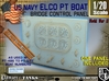 1-20 PT Boat Bridge Control Panel Typ4 3d printed 