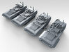 1/350 Russian T-15 Armata HIFV x4 3d printed 3d render showing product detail