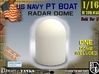 1-16 Radar DOME For PT BOAT 3d printed 