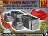 1-24 Med Tac Emerg And Firefight Gear Bag Set 3d printed 