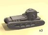 1/220 WW1 Whippet tanks (3) 3d printed 