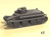 1/144 Christie T3 tank 3d printed 
