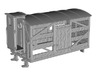 HOe-wagon05 - Openwork wagon crate 3d printed 