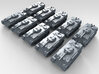 1/600 German Aufklarungspanzer Panther Light Tank  3d printed 3d render showing product detail