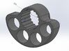 SUPPORT LEST  AR-V1- Splined - for VP wheels -OD40 3d printed 