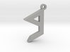 Letter BEYT - Paleo Hebrew - With Chain Loop 3d printed 