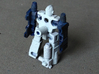 MicroSlinger "Uproar" 3d printed Uproar robot mode, rear view.