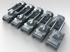 1/600 German VK 30.01 (D) Medium Tank x10 3d printed 3d render showing product detail