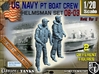 1/20 USN PT Boat Helmsman Set 06-03 3d printed 